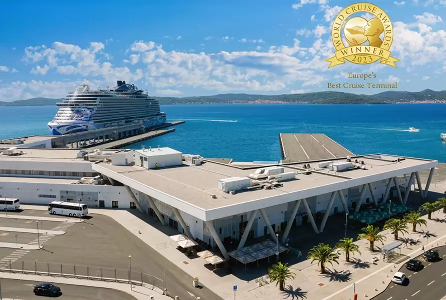 Zadar Cruise Port Receives Prestigious World Cruise Award for Europe’s Best Cruise Terminal